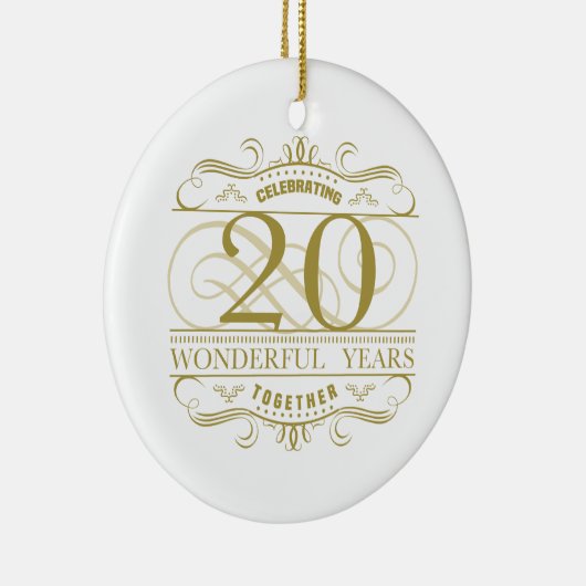 20. Jahrestag Keramikornament (Rechts)