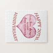 20. Jahrestag Puzzle (Horizontal)