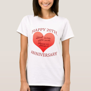 20. Jahrestag T-Shirt