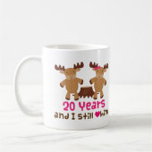 20. Jahrestags-Geschenk für sie Kaffeetasse (Links)