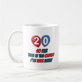 20. Jahrgeburtstagsentwürfe Kaffeetasse (Links)