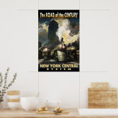 20. JAHRHUNDERT New York Central System New Retro Poster (Küche)