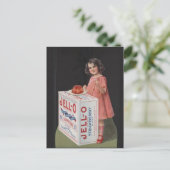 20. JAHRHUNDERT POSTER ART JELLO GIRL POSTKARTE (Stehend Vorderseite)