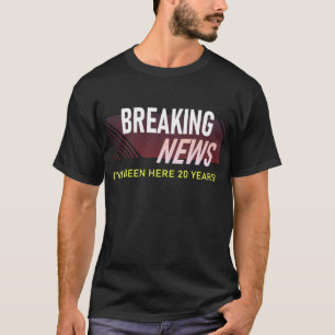 20-jährige Arbeit Jahrestag Zwanzigjähriges Mita T-Shirt