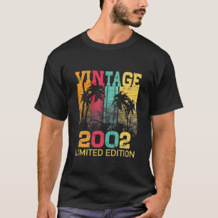 20-jährige Geschenke Vintag 2002 Limited Edition 2 T-Shirt