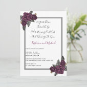 20-jährige Hochzeitverlängerung Einladung (Stehend Vorderseite)