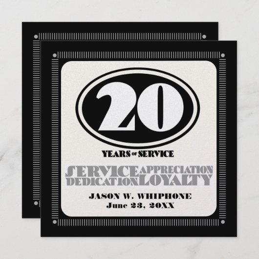 20-jähriger Retro-Service (Vorne/Hinten)