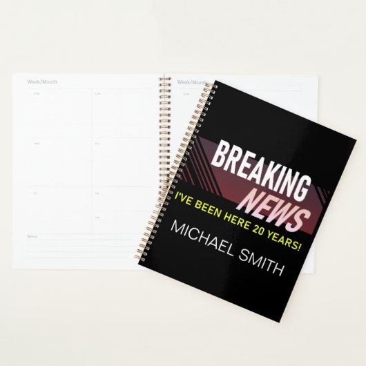 20-jähriges Arbeitsjubiläum Zwanzigster Arbeitnehm Planer (Anzeige)