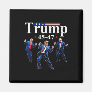 20. Januar 2025 Einweihungstag Trump Tanz Magnet