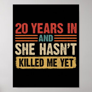 20. Jubiläum 20 Jahre, und sie hat't Ki Poster