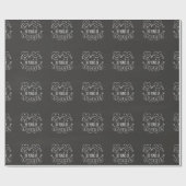 20. Jubiläum Geschenk Chalk Herzen Geschenkpapier (Flach)