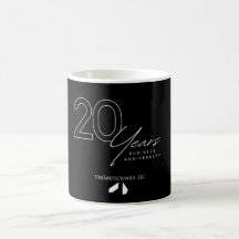 20. Jubiläum Kaffee Tasse B & W