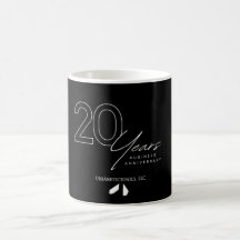 20. Jubiläum Kaffee Tasse B & W
