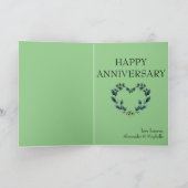 20. Jubiläum Liebe Forever Foto Template Karte (Innenseite)