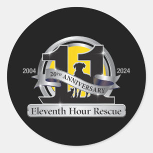 20. Jubiläum Logo-T - Shirt.png Runder Aufkleber