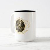 20. Jubiläum Namensdatum hinzufügen Zweifarbige Tasse (Vorderseite Links)