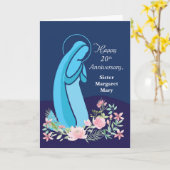 20. Jubiläum Religious Life to Nun Karte (Gelbe Blume)