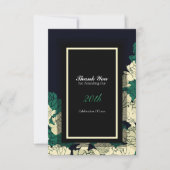 20. Jubiläum smaragdgrüne Rose danke Ihnen Karte (Vorderseite)