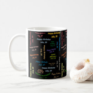 20. Juli Geburtstags-Tasse Kaffeetasse