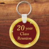 20. Klasse Wiedersehen Ideen, jedes Jahr, FARBE, M Schlüsselanhänger (Rückseite)