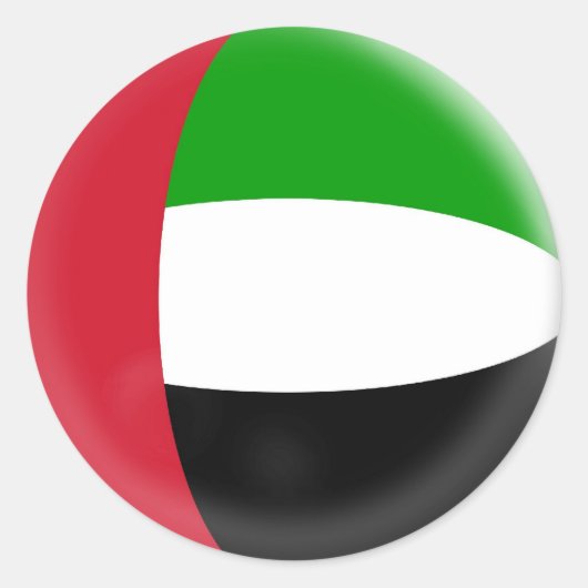 20 kleine Aufkleber Flagge der Vereinigten Arabisc (Vorderseite)