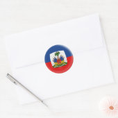 20 kleine Aufkleber Haiti Blase Flag (Umschlag)