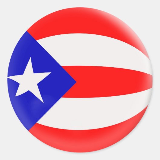 20 kleine Aufkleber Puerto Rico Flagge (Vorderseite)