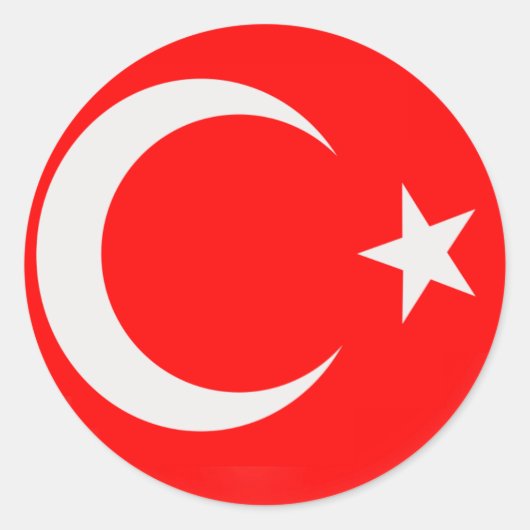 20 kleine Aufkleber türkische Flagge Turkiey (Vorderseite)