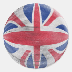 20 kleine Aufkleber Union Jack Not Flag