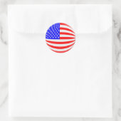 20 kleine Aufkleber US-amerikanische Flagge (Tasche)