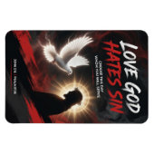 #20 Liebe Gott, hasse Sünde Magnet (Horizontal)