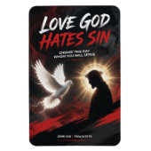#20 Liebe Gott, hasse Sünde Magnet (Vertikal)