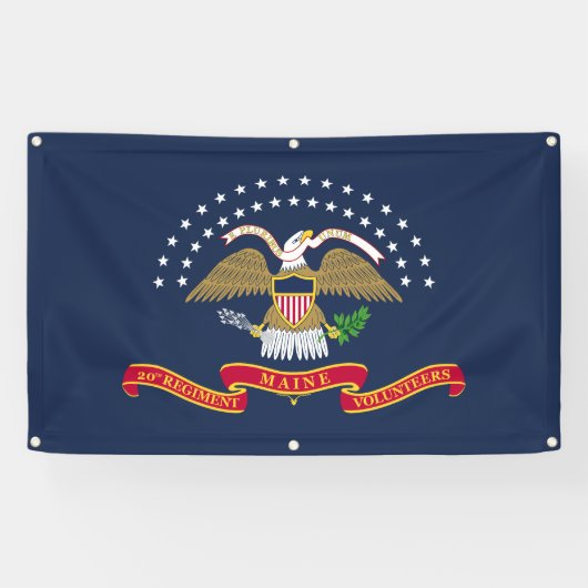 20. Maine-Flag-Banner Banner (Horizontal)