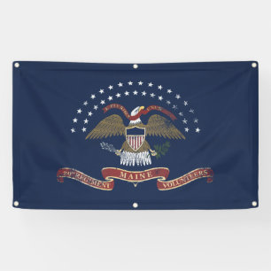 20. Maine-Flaggen-Fahne - Vintages beunruhigt Banner