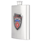 20. Mighty Engineer Brigade-Im Flugzeug Flachmann (Links)