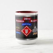 20. Mighty Engineer Brigade-Im Flugzeug Tasse (Zentrum)