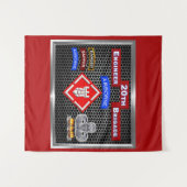 20. Mighty Engineer Brigade-Im Flugzeug Wandteppich (Vorderseite (Horizontal))