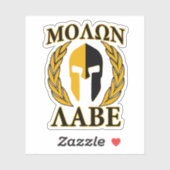 20 Molon Labe Spartan Warrior Laurels Aufkleber (Blatt)