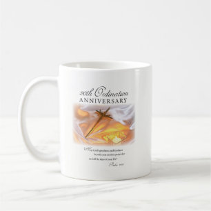 20. Ordination Jubiläum, Candle kreuzen Kaffeetasse