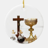 20. Ordination Jubiläum Personalisierte Schrift Keramik Ornament (Hinten)