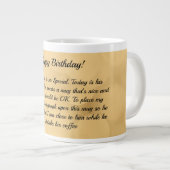 20 oz Grammy Birthday Mug Jumbo-Tasse (Vorderseite Rechts)