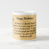 20 oz Grammy Birthday Mug Jumbo-Tasse (Vorderseite)