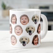 20 Oz Jumbo Family Face 3 Fotos Spezialität Jumbo-Tasse