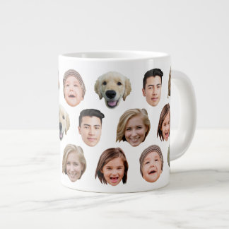 20 Oz Jumbo Family Face 5 Photos Specialty Jumbo-Tasse