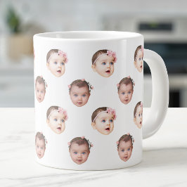 20 Oz Jumbo Niedlich Baby Face 2 Fotos Spezialität Jumbo-Tasse