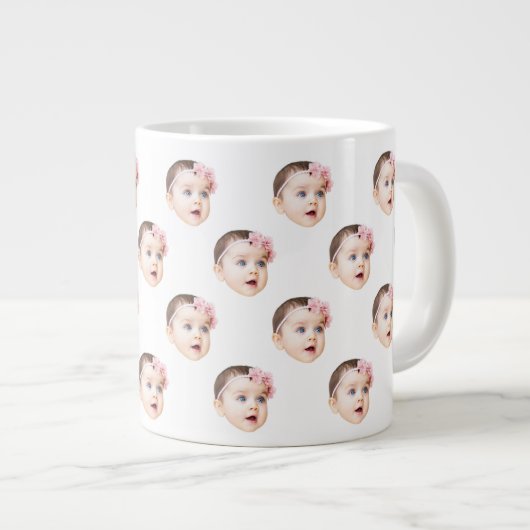 20 Oz Jumbo Niedlich Baby Face Foto Specialty Jumbo-Tasse (Vorderseite Rechts)