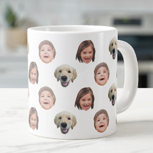 20 Oz Jumbo Niedlich Family Face 3 Fotos Spezialit Jumbo-Tasse
