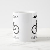 20 oz Jumbo Tasse Bowl, "Life is a Cycle" (Vorderseite)