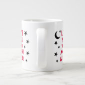 (20 OZ) LIEBE SIE ZUM MUND UND RÜCKEN Jumbo-Tasse (Rückseite)