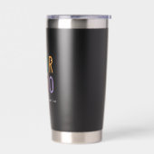20 oz Schwarz Insulated Tumbler Company Logo Marke Thermobecher (Links)
